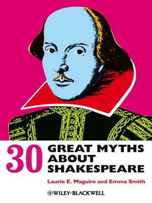 cover image of 30 Great Myths about Shakespeare